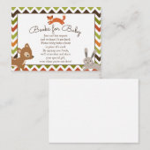 Woodland Boeken voor Baby Insert - Boek Aanvraag Informatiekaartje (Voorkant / Achterkant)