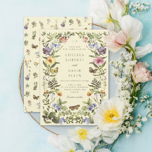 Woodland Boho  Botanische Wildflower bruiloft