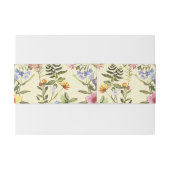 Woodland Boho  Botanische Wildflower bruiloft Uitnodigingen Wikkel (Achterkant Voorbeeld)