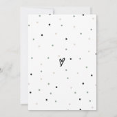 Woodland Boho Modern Neutral Baby shower Kaart (Achterkant)