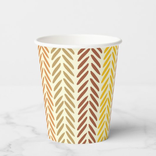 Woodland Boho Rainbow First Birthday Papieren Bekers (Achterkant)