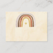 Woodland Boho Rainbow Raad eens hoeveel spel Informatiekaartje (Achterkant)