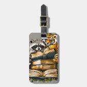  Woodland Book Club Bagagelabel (Voorkant verticaal)