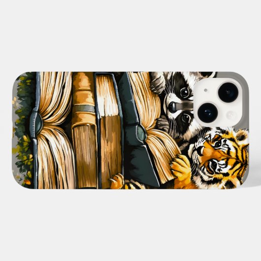  Woodland Book Club Case-Mate iPhone Case (Achterkant (horizontaal))