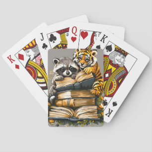  Woodland Book Club Pokerkaarten