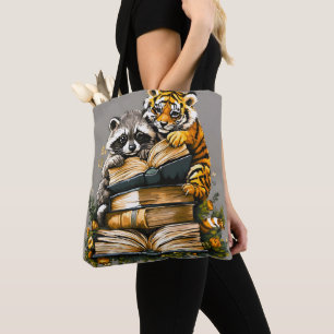  Woodland Book Club Tote Bag