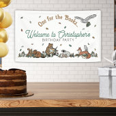 Woodland Book Thema Verjaardagsfeest Welkom Spandoek