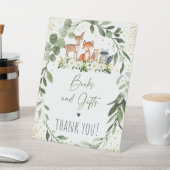 Woodland Books & Gifts Baby shower Reclamebord Met Voetstuk (Insitu)