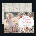 Woodland bos schattige dieren meisjes verjaardag f kaart<br><div class="desc">Voor een geavanceerdere aanpassing van dit ontwerp,  selecteer hierboven eenvoudig de knoop "van het Aanpassen"!</div>