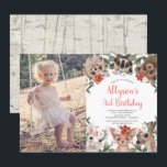 Woodland bos schattige dieren meisjes verjaardag f kaart<br><div class="desc">Voor een geavanceerdere aanpassing van dit ontwerp,  selecteer hierboven eenvoudig de knoop "van het Aanpassen"!</div>