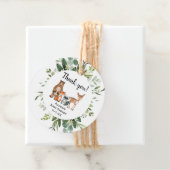 Woodland bos vrienden dieren dank u bedankjes labels (In situ)