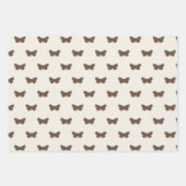 Woodland  Botanisch Baby shower Inpakpapier Vel (Voorkant 3)