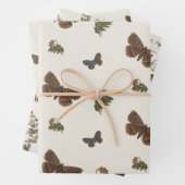 Woodland  Botanisch Baby shower Inpakpapier Vel (In situ)