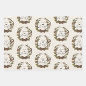 Woodland  Botanisch Baby shower Inpakpapier Vel (Voorkant 2)