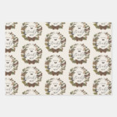 Woodland  Botanisch Baby shower Inpakpapier Vel (Voorkant 2)