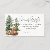 Woodland Boy Adventure Baby shower Enclosure Kaart (Voorkant)