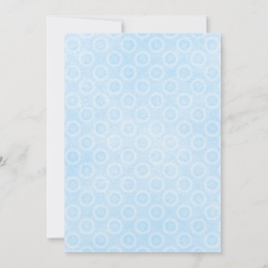 Woodland brengt een Baby shower van het Boek Kaart (Achterkant)