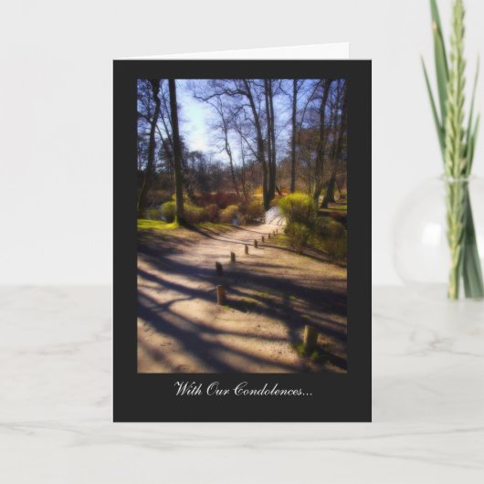 Woodland Bridge Trail - met onze condoleances Kaart (Voorkant)