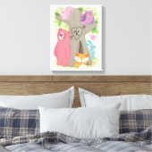 Woodland Buddies, Aangepaste Kinderen Canvas Kunst (Insitu (Slaapkamer))