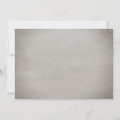 Woodland Bunny Baby shower | bruin Kaart (Achterkant)