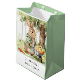 Woodland Bunny Baby Shower Medium Cadeauzakje