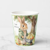 Woodland Bunny Baby Shower Papieren Bekers (Voorkant)