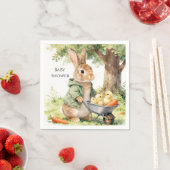 Woodland Bunny Baby Shower Servet (Insitu)