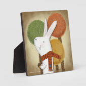 Woodland Bunny met eikel Fotoplaat (Voorkant)