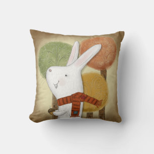 Woodland Bunny met eikel Kussen