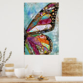 Woodland Butterfly Wing Poster (Keuken)