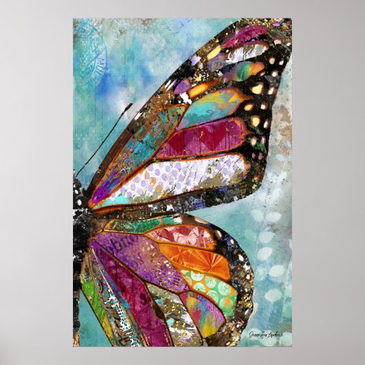Woodland Butterfly Wing Poster (Voorkant)