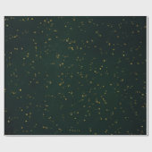 Woodland Cali Green Forest Gold Small Dot Confetti Cadeaupapier (Vlak)