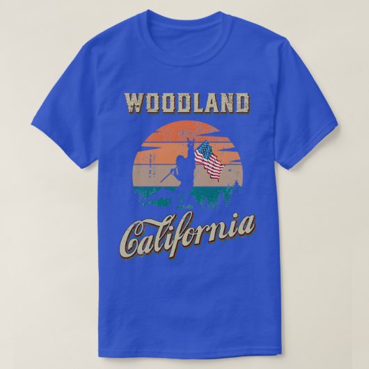Woodland California T-shirt (Design voorkant)