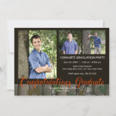 Woodland Camo Afstuderen Foto Kaart (Voorkant)