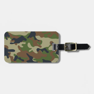 Woodland Camo Bagagelabel