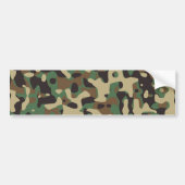 Woodland Camo Bumpersticker (Voorkant)