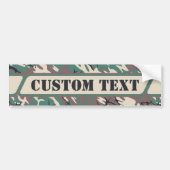 Woodland Camo Bumpersticker (Voorkant)