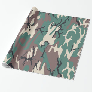 Woodland Camo Cadeaupapier
