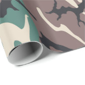 Woodland Camo Cadeaupapier (Rol Hoek)