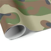 Woodland Camo Cadeaupapier (Rol Hoek)