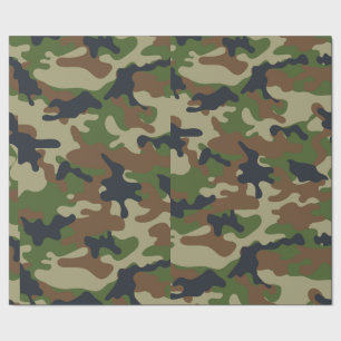 Woodland Camo Cadeaupapier