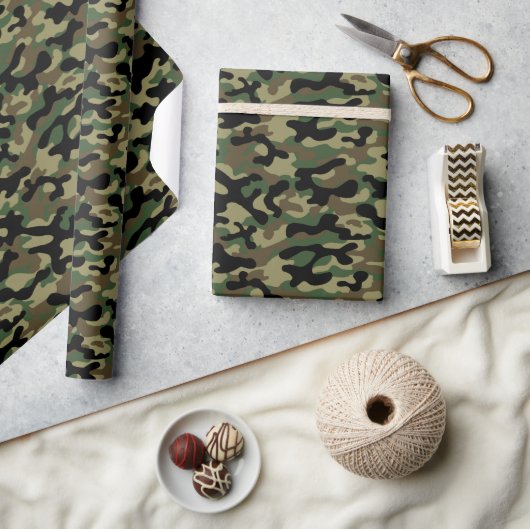 Woodland Camo Cadeaupapier (Crafts)