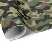 Woodland Camo Cadeaupapier (Rol Hoek)