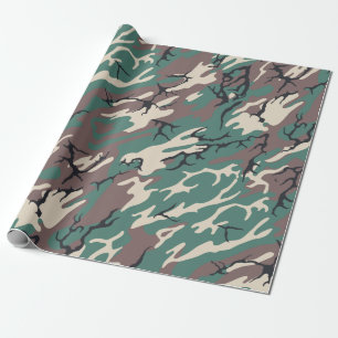 Woodland Camo Cadeaupapier