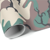Woodland Camo Cadeaupapier (Rol Hoek)