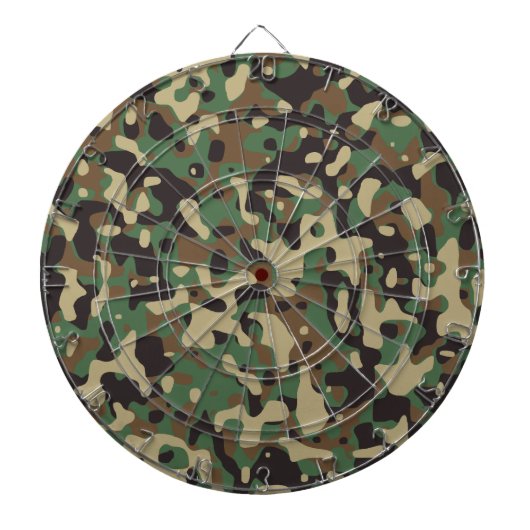 Woodland Camo Dartbord (Voorkant)