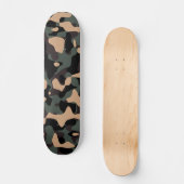 Woodland Camo Deck Persoonlijk Skateboard (Voorkant)