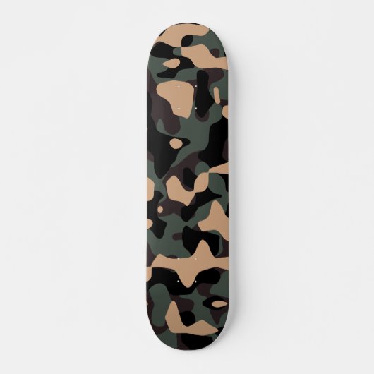 Woodland Camo Deck Persoonlijk Skateboard (Voorkant)