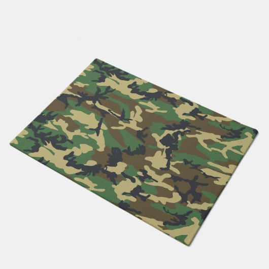 Woodland Camo Deurmat (Schuin)