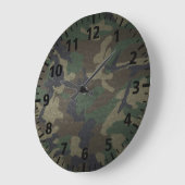 Woodland Camo Fabric Grote Klok (Hoek)